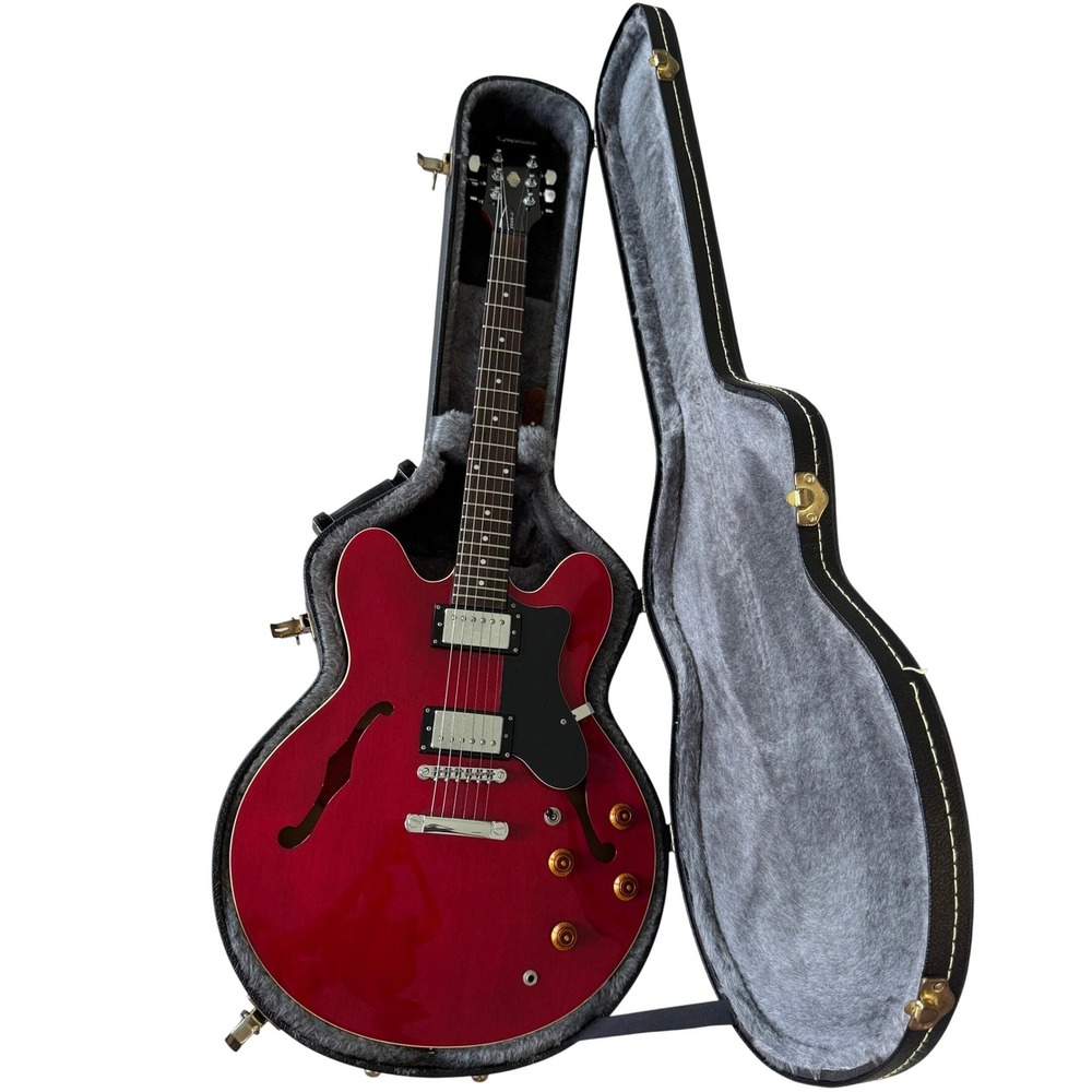 Epiphone Dot Semi-Hollowbody Electric Guitar Cherry Red with Hardshell Case